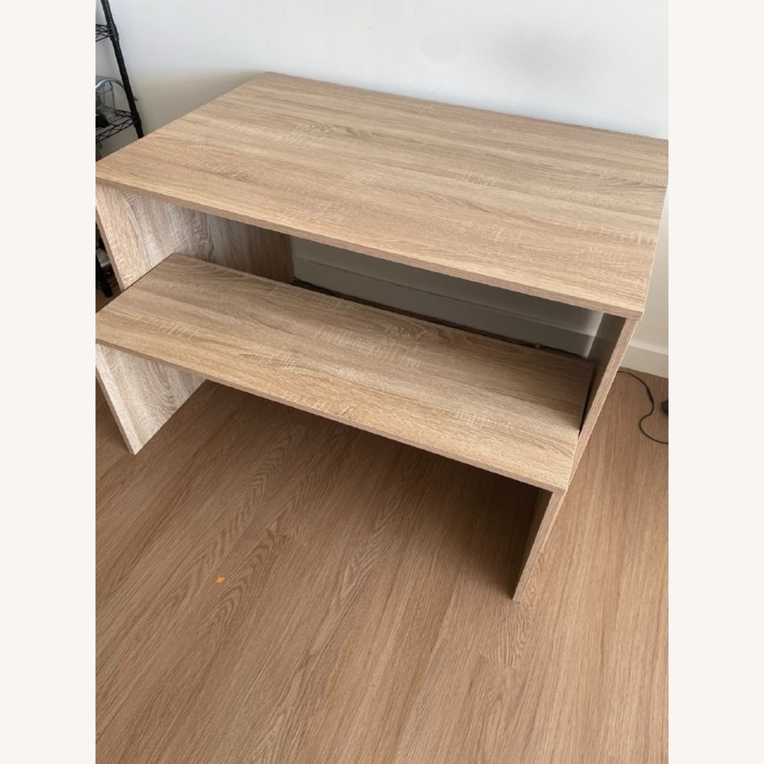Wooden Dining Table with 2 Benches - image-1