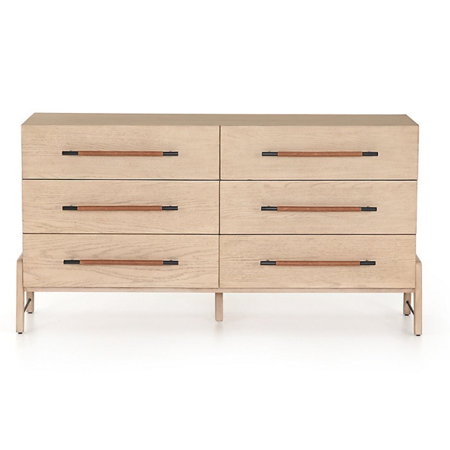 Four Hands Rosedale Natural Wood 6 Drawer Dresser - image-2