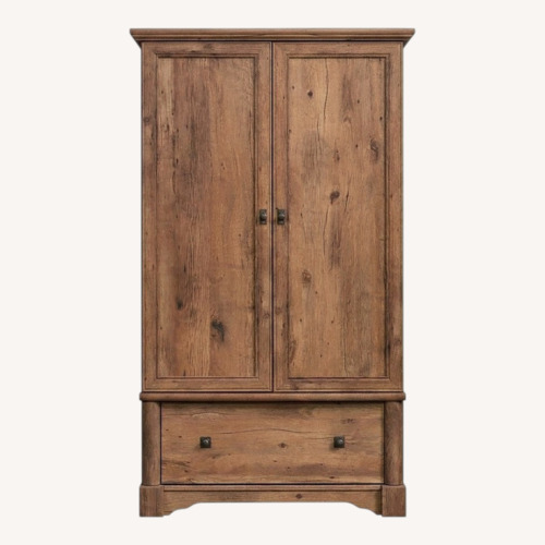 Used Wayfair Brown Wood Armoire for sale on AptDeco