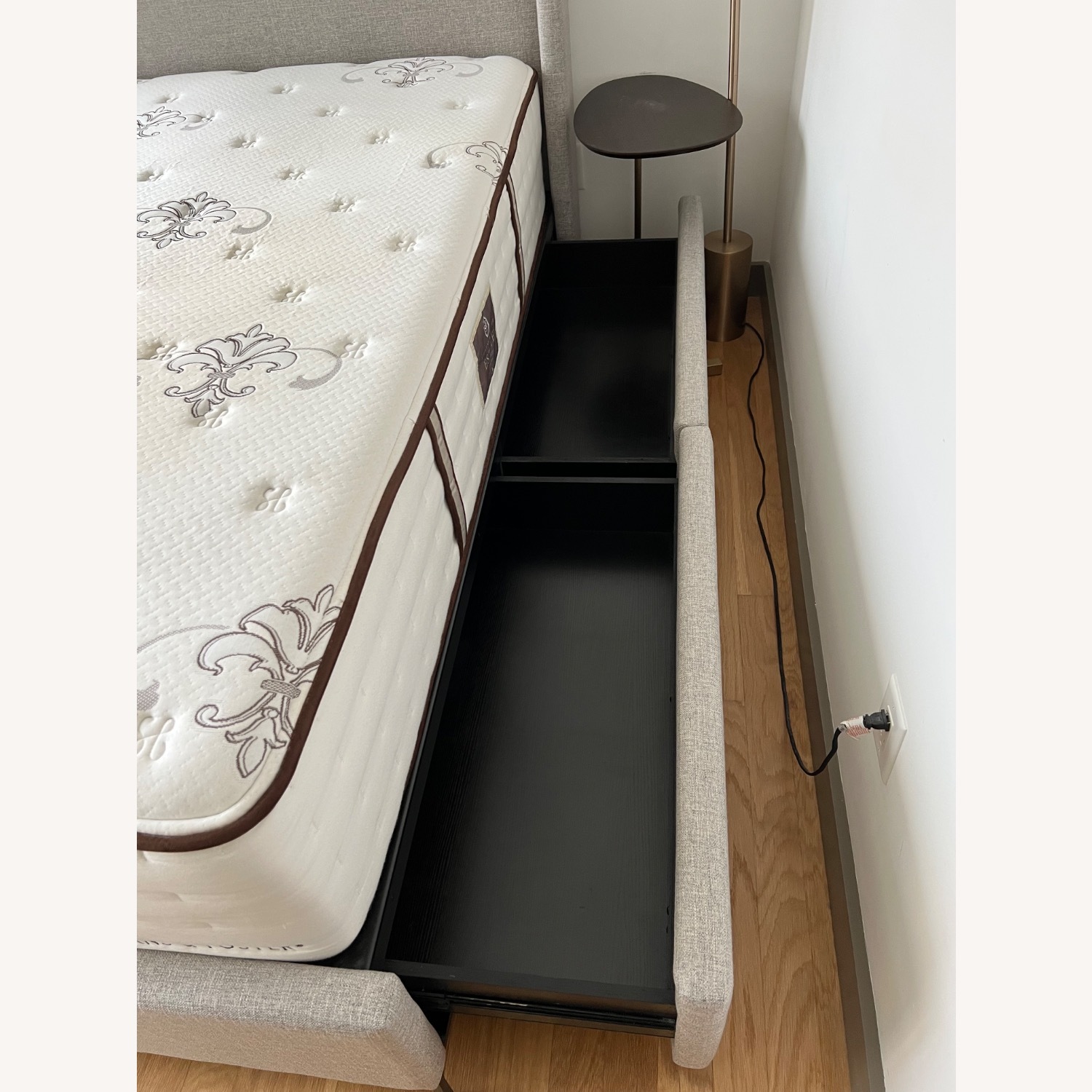 West Elm Andes Side Storage Queen Bed - image-2