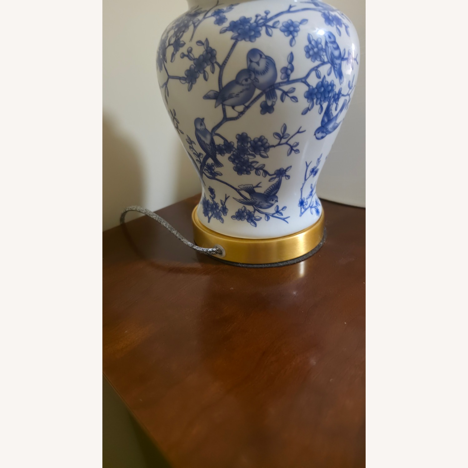 Asian Blue White Classic Floral Table Lamp  - image-6