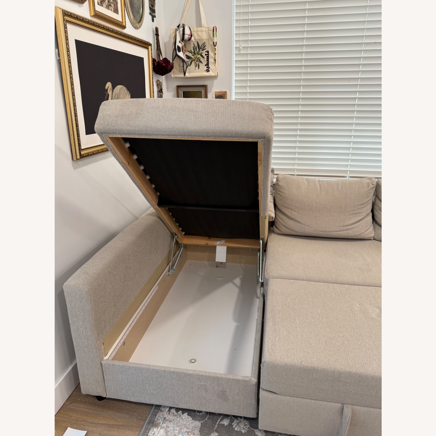 IKEA Friheten Sleeper Sectional With Extra Storage - image-7