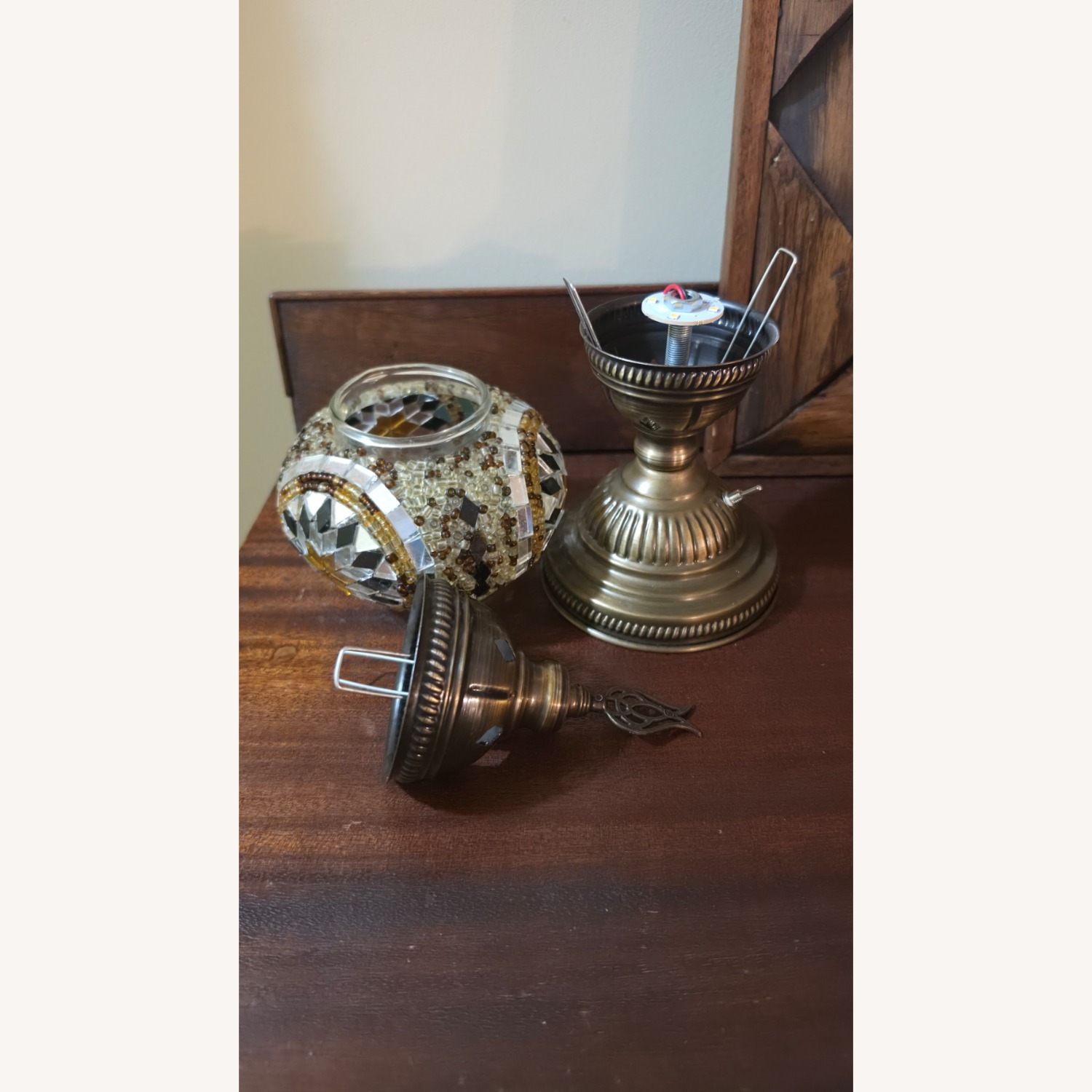 3  New Set of Mosaic Table Lampss - image-19