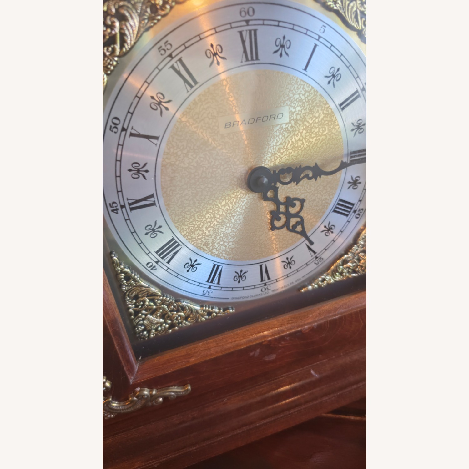 Bradford Cherry Wood Mantle Clock  - image-5