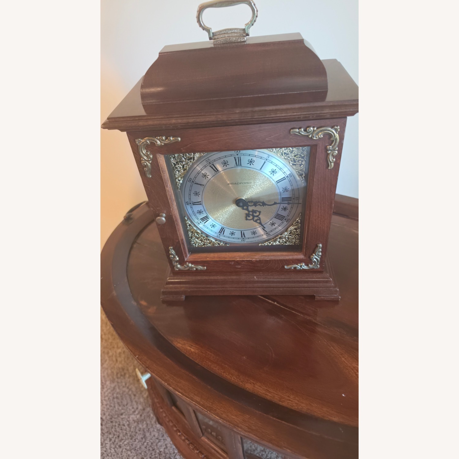 Bradford Cherry Wood Mantle Clock  - image-4