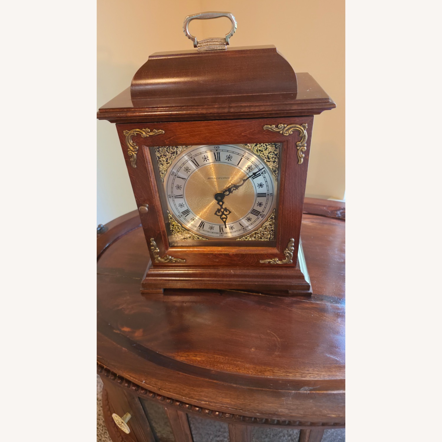 Bradford Cherry Wood Mantle Clock  - image-2