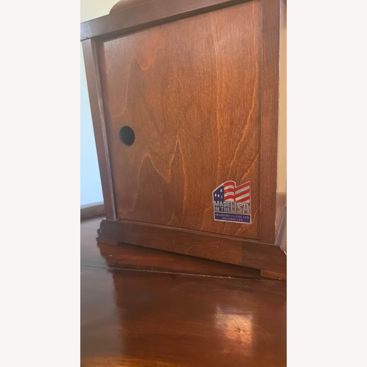 Bradford Cherry Wood Mantle Clock  - image-11