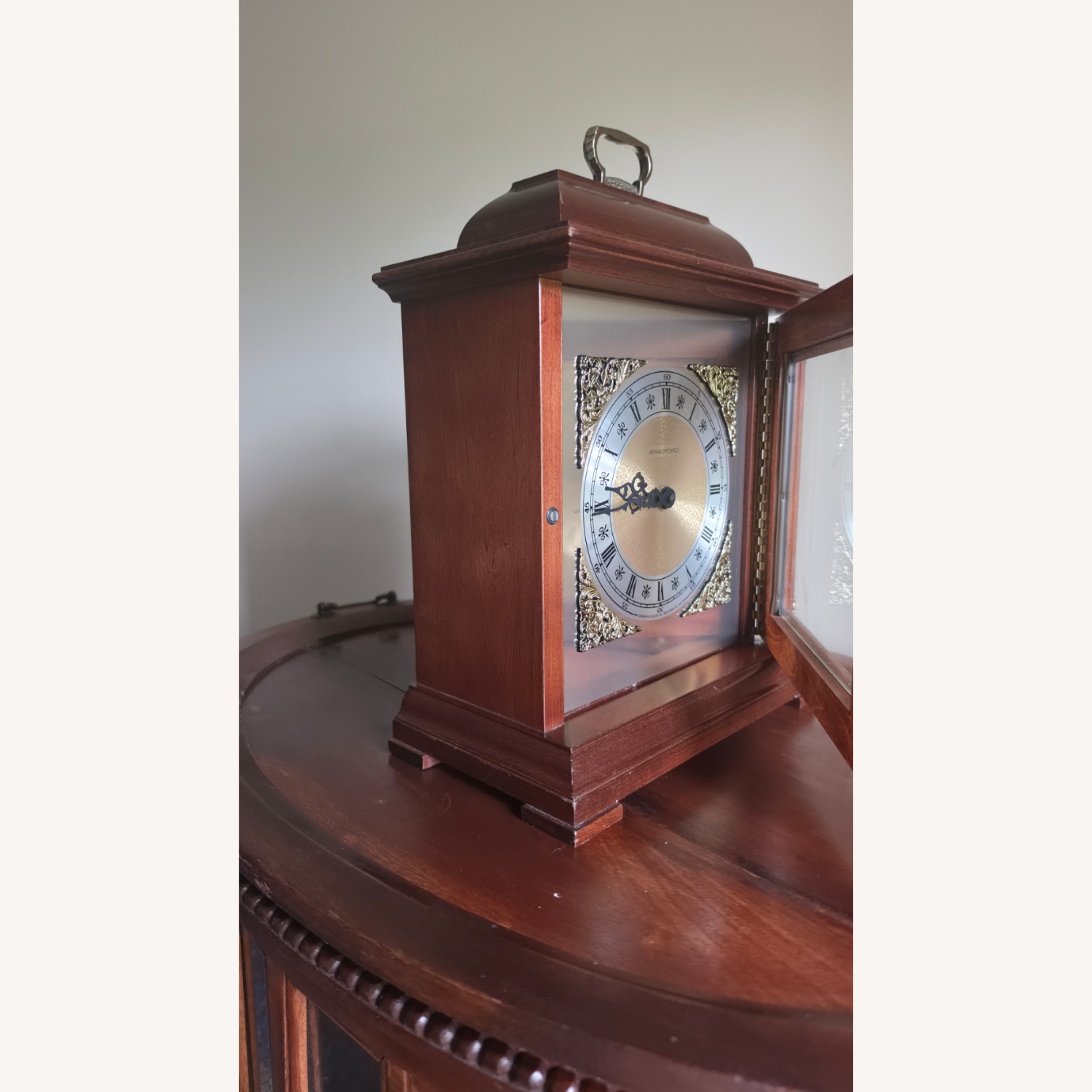 Bradford Cherry Wood Mantle Clock  - image-13