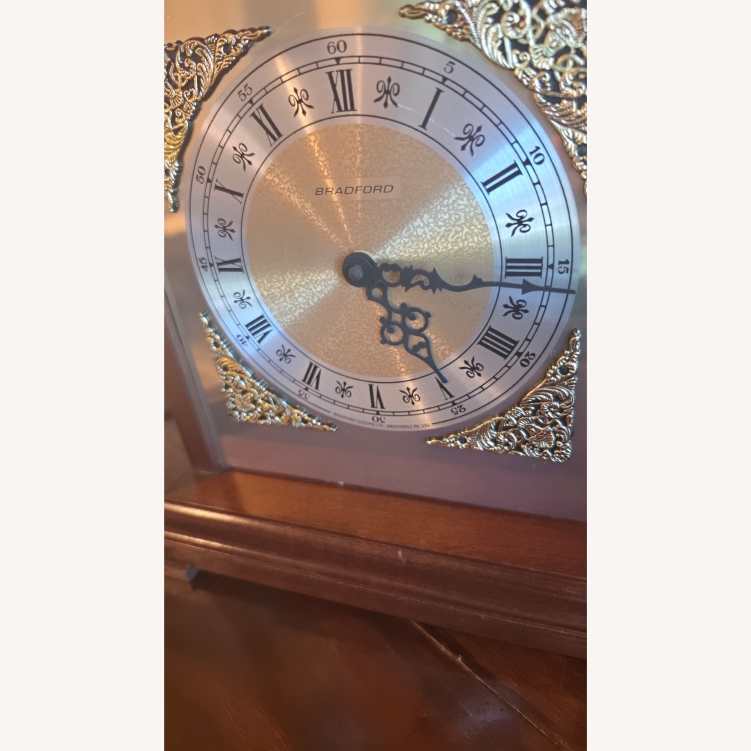 Bradford Cherry Wood Mantle Clock  - image-6