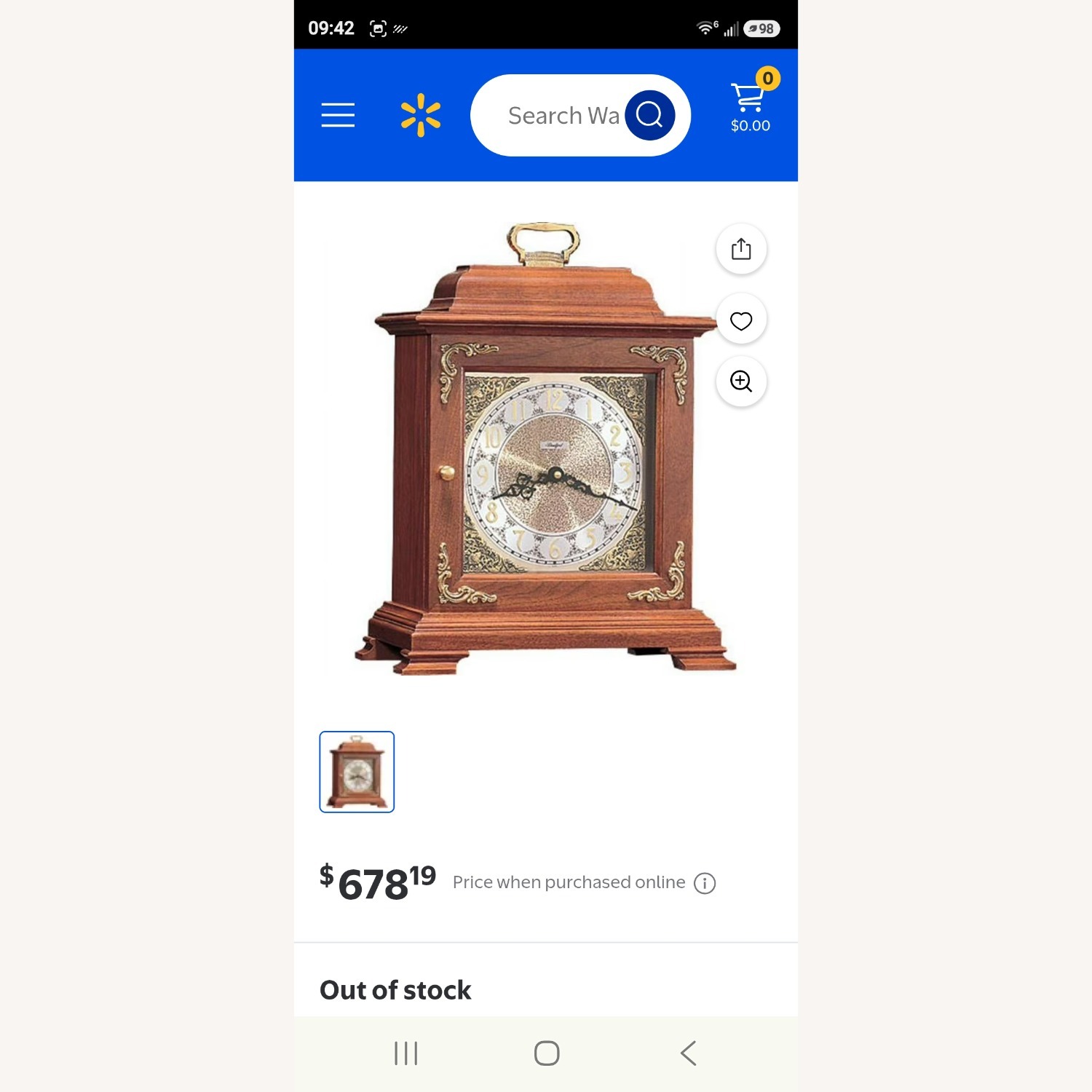 Bradford Cherry Wood Mantle Clock  - image-18