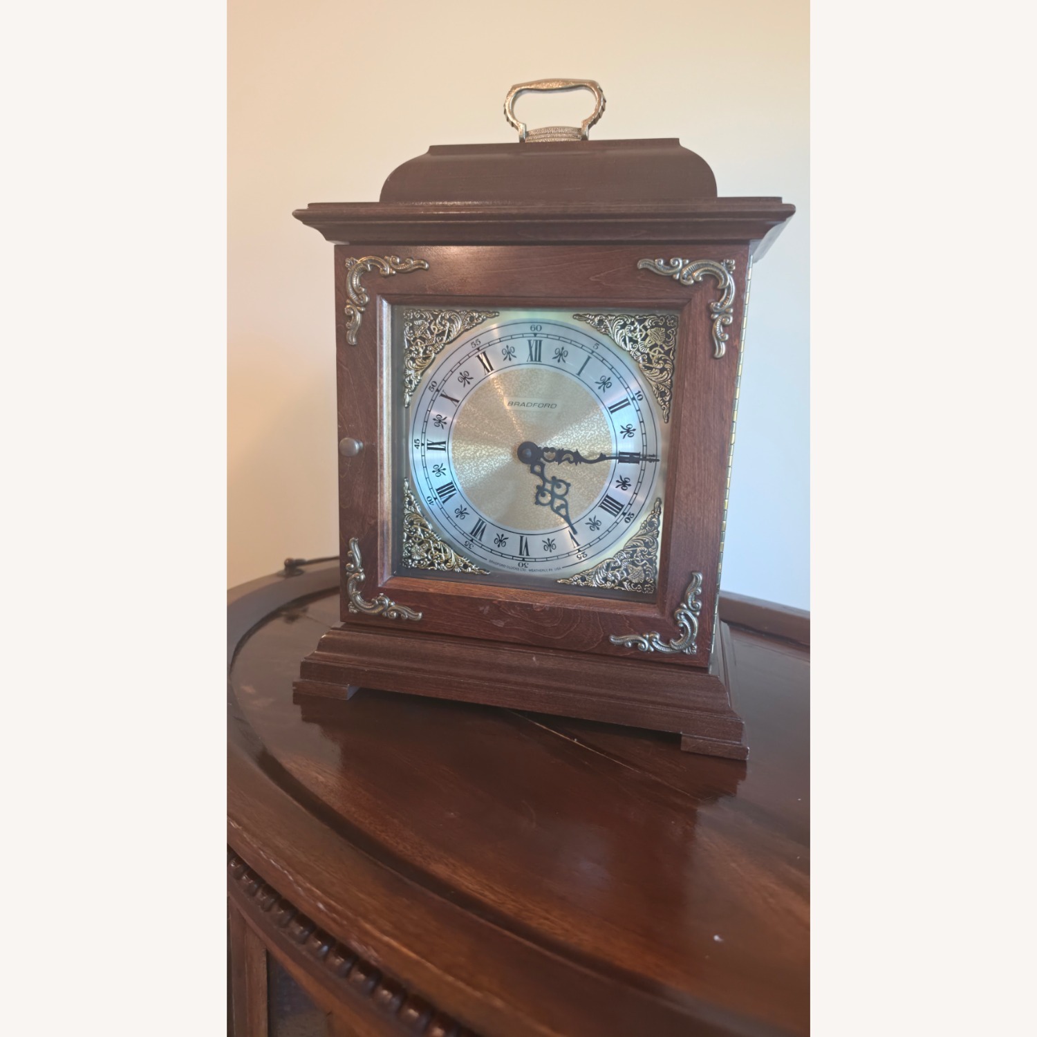 Bradford Cherry Wood Mantle Clock  - image-3