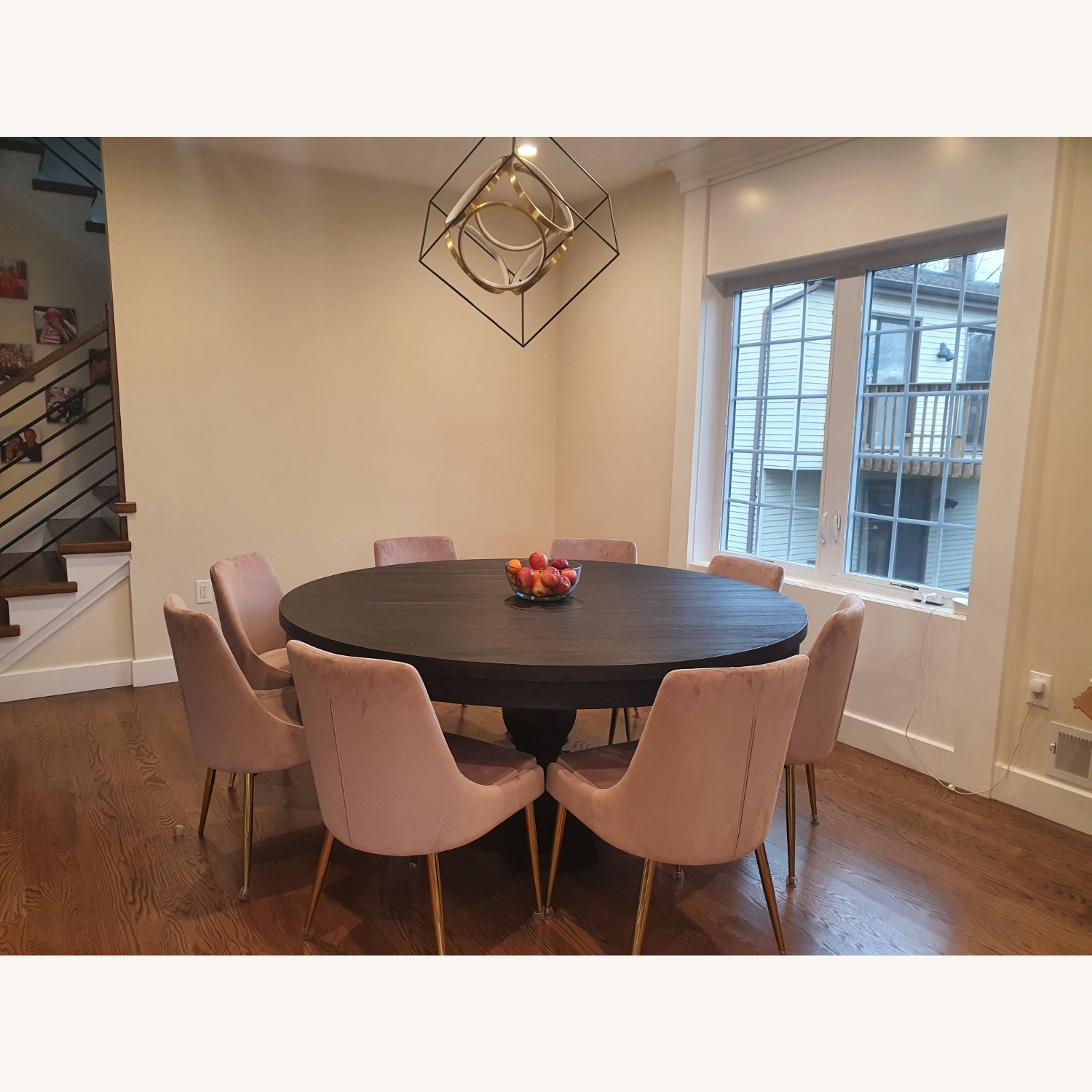 Restoration Hardware 72'' Round Dining Table - image-5