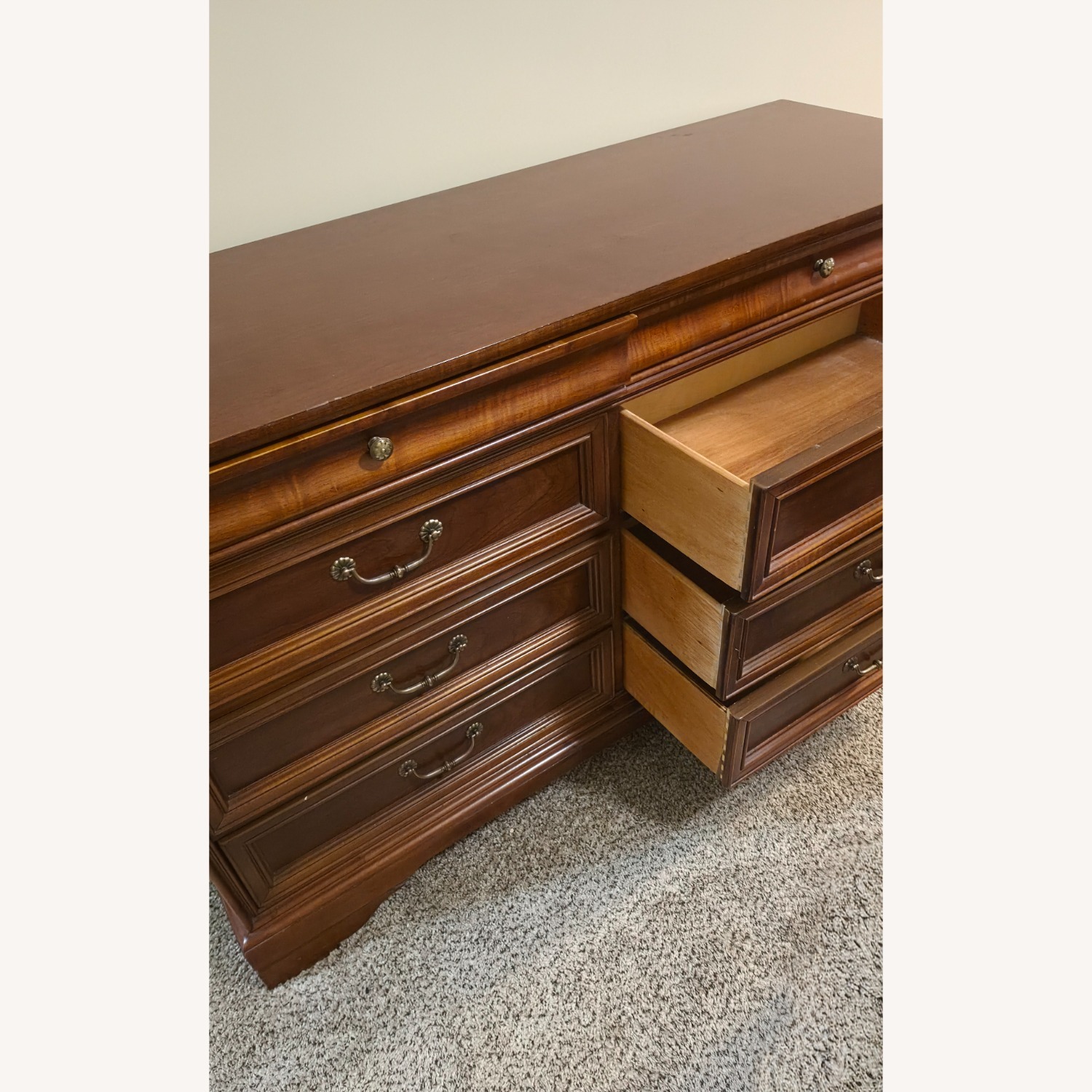 Lexington Cherry Wood Dresser - image-11