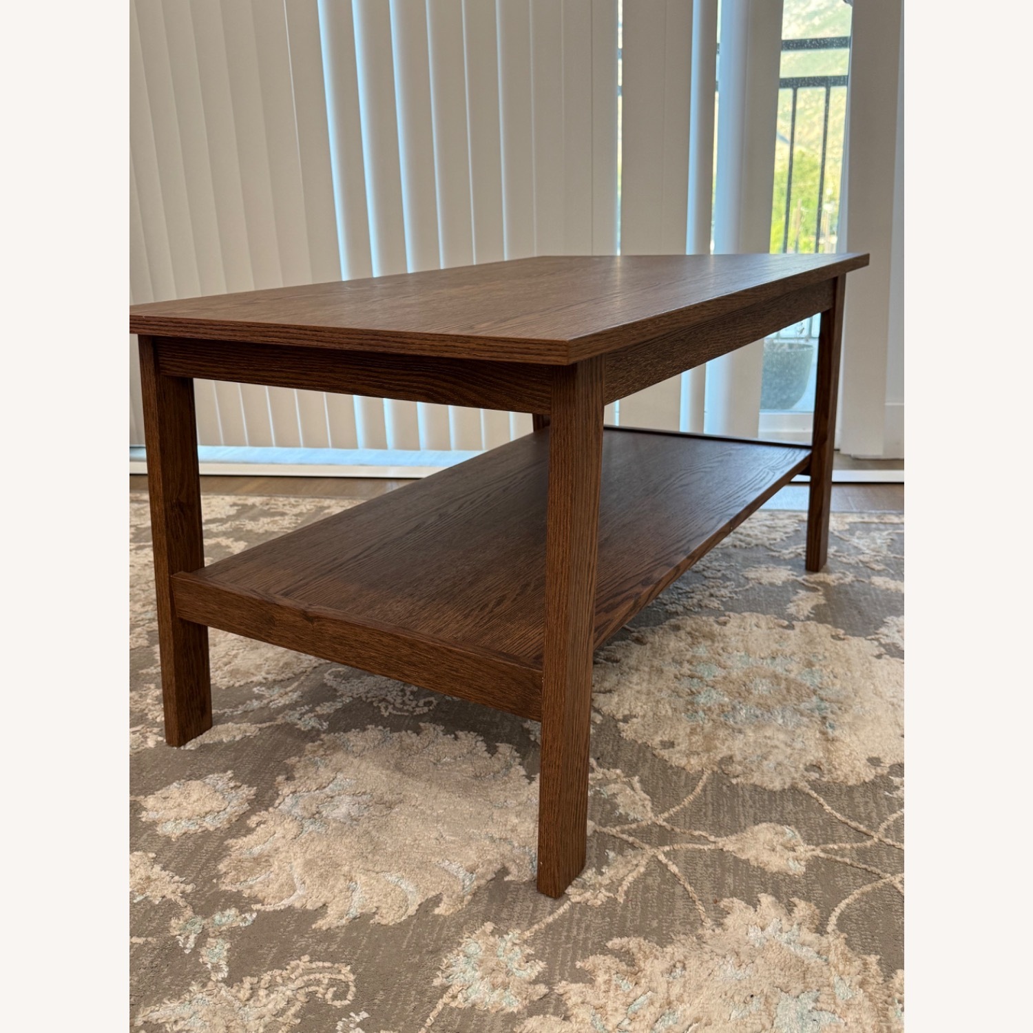 IKEA Dark Brown Wood Coffee Table - image-7