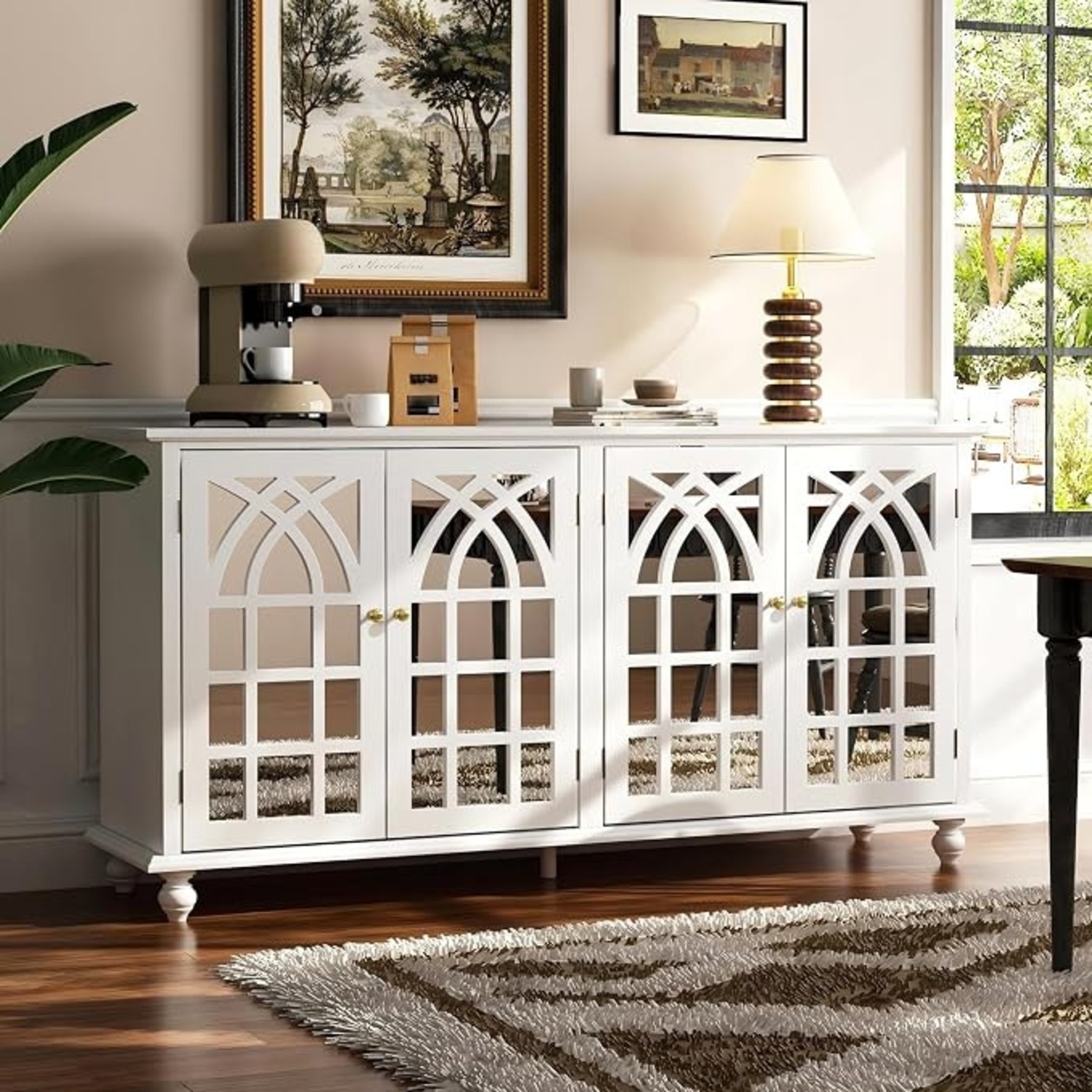 Amazon White Wood Dresser - image-5