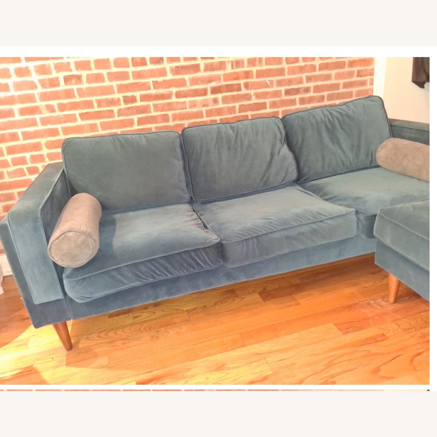 Albany Park Blue 3+ Seater Sofa - image-4