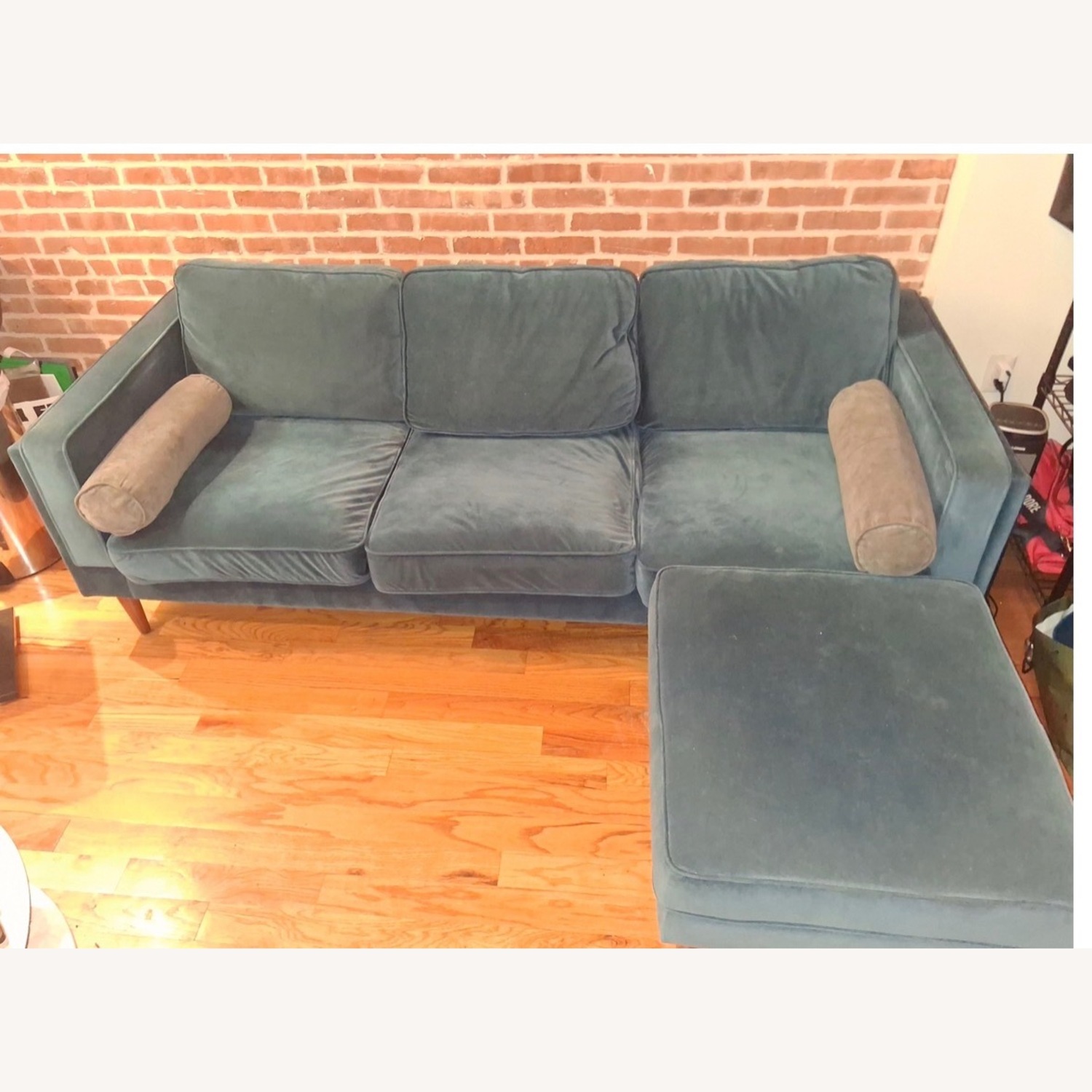 Albany Park Blue 3+ Seater Sofa - image-1