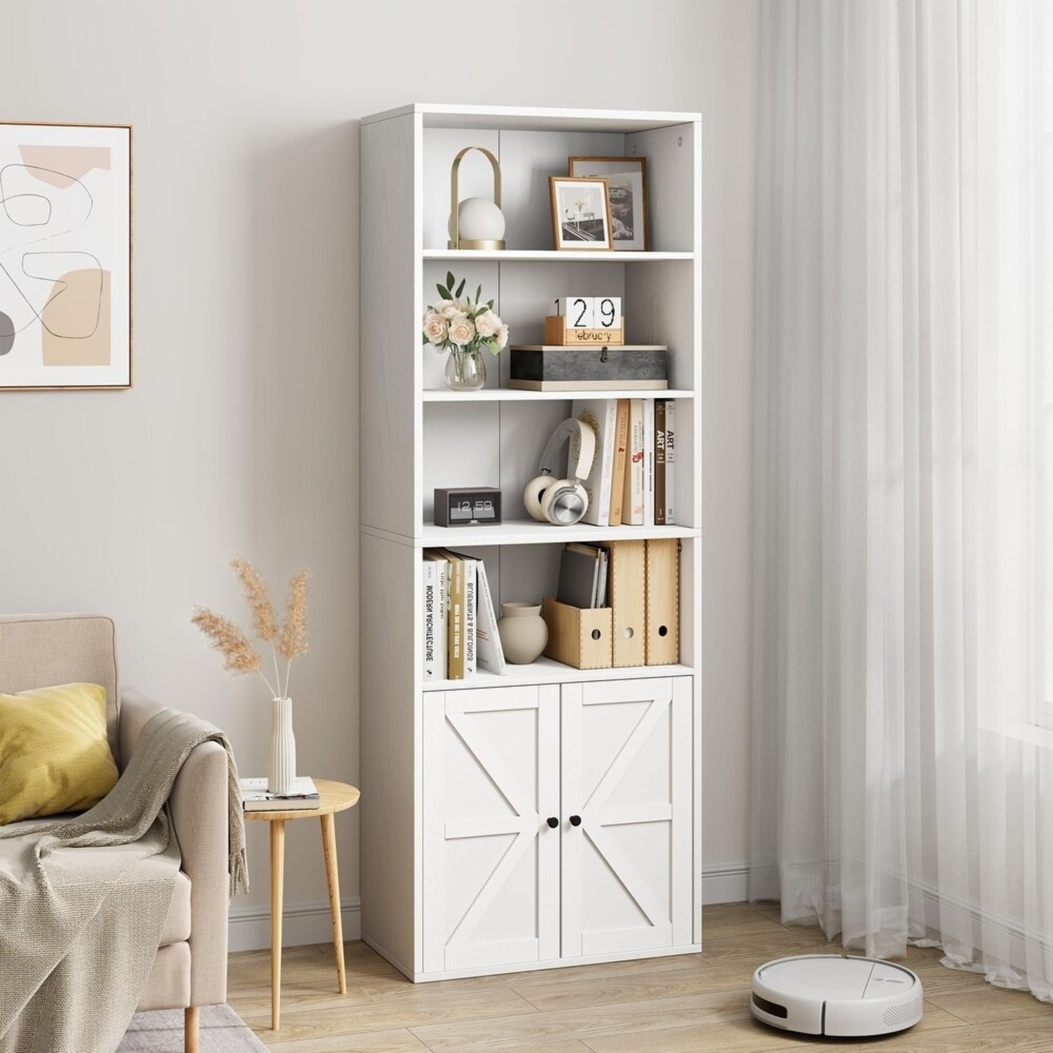 Bookcase With Closet - image-4