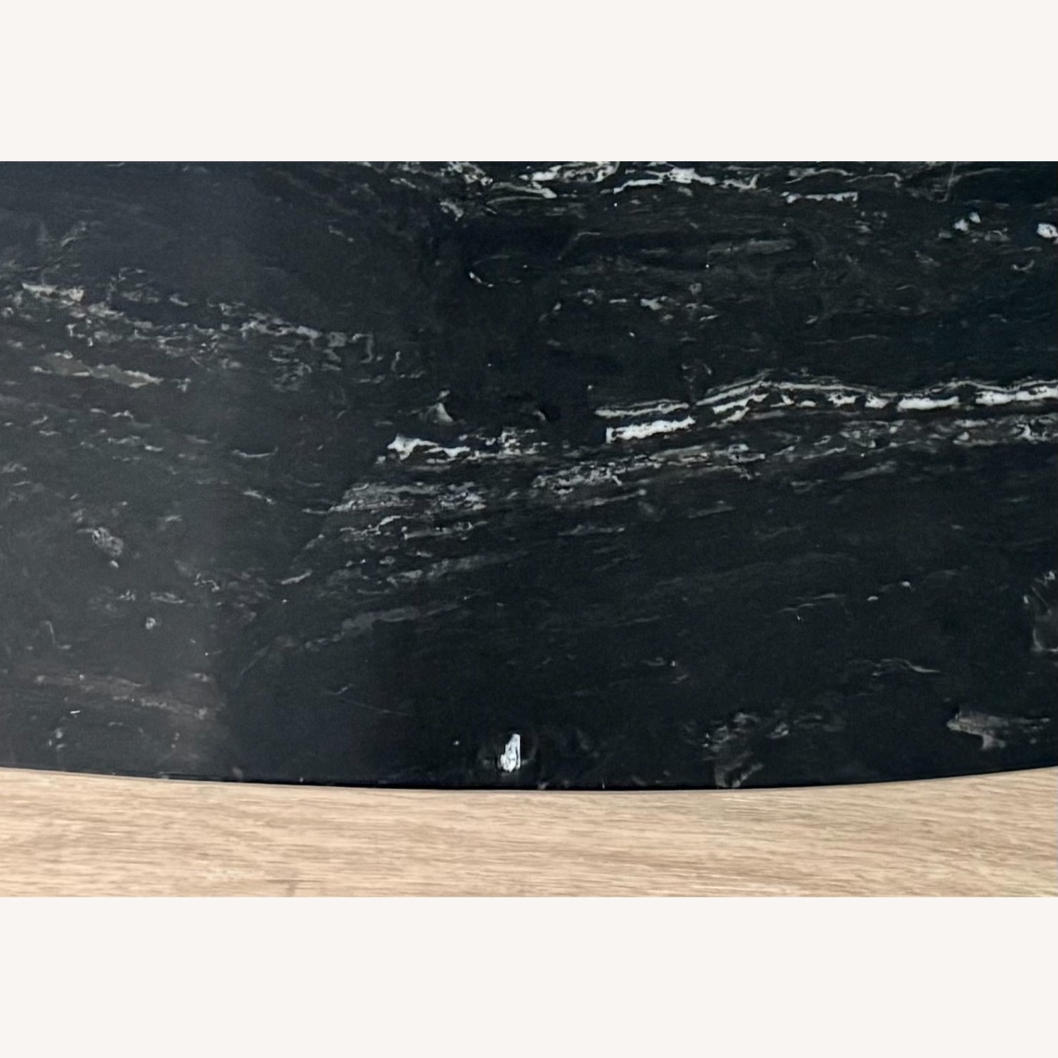Vintage/Antique Finds Black Marble Coffee Table - image-5
