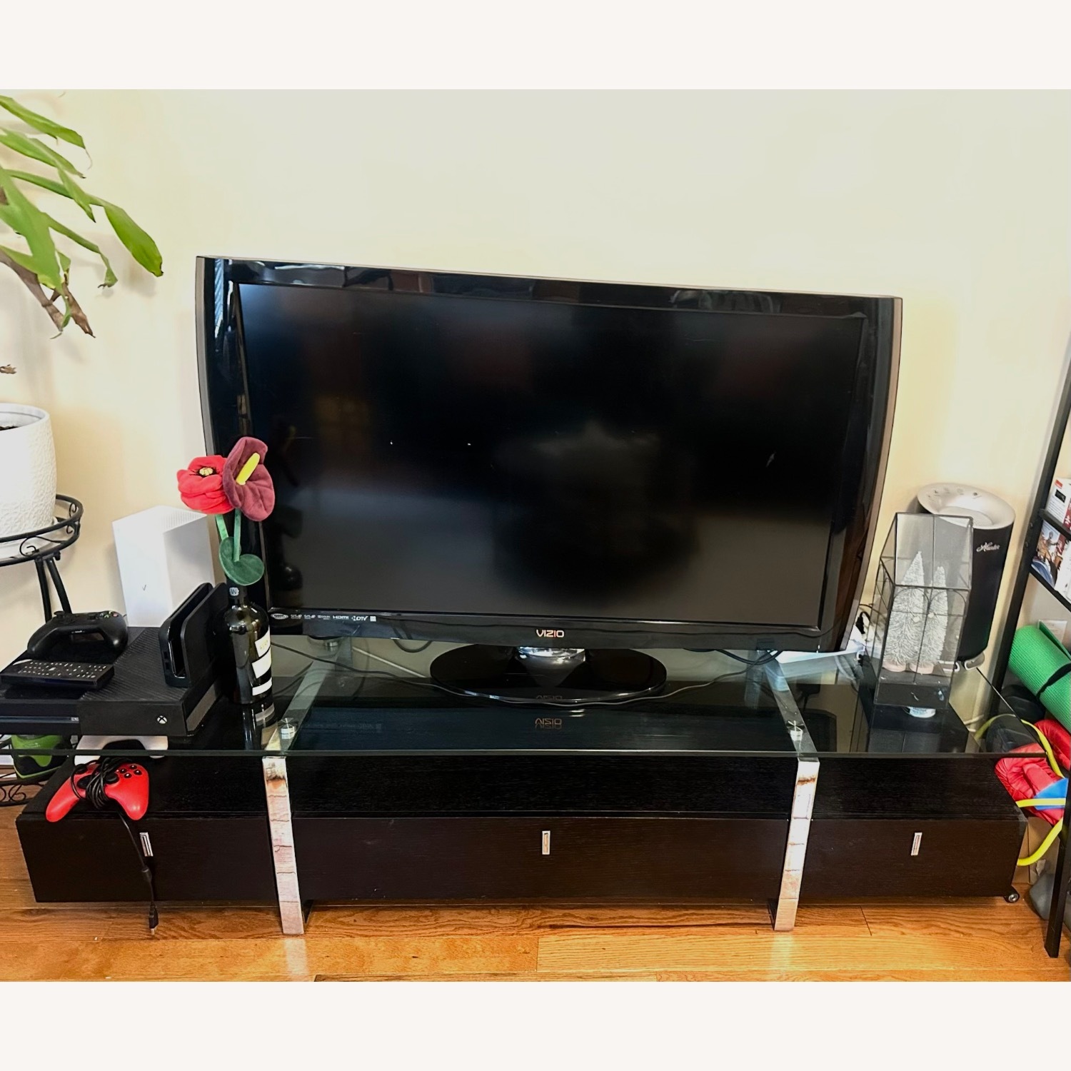 Glass Top TV Stand - image-3