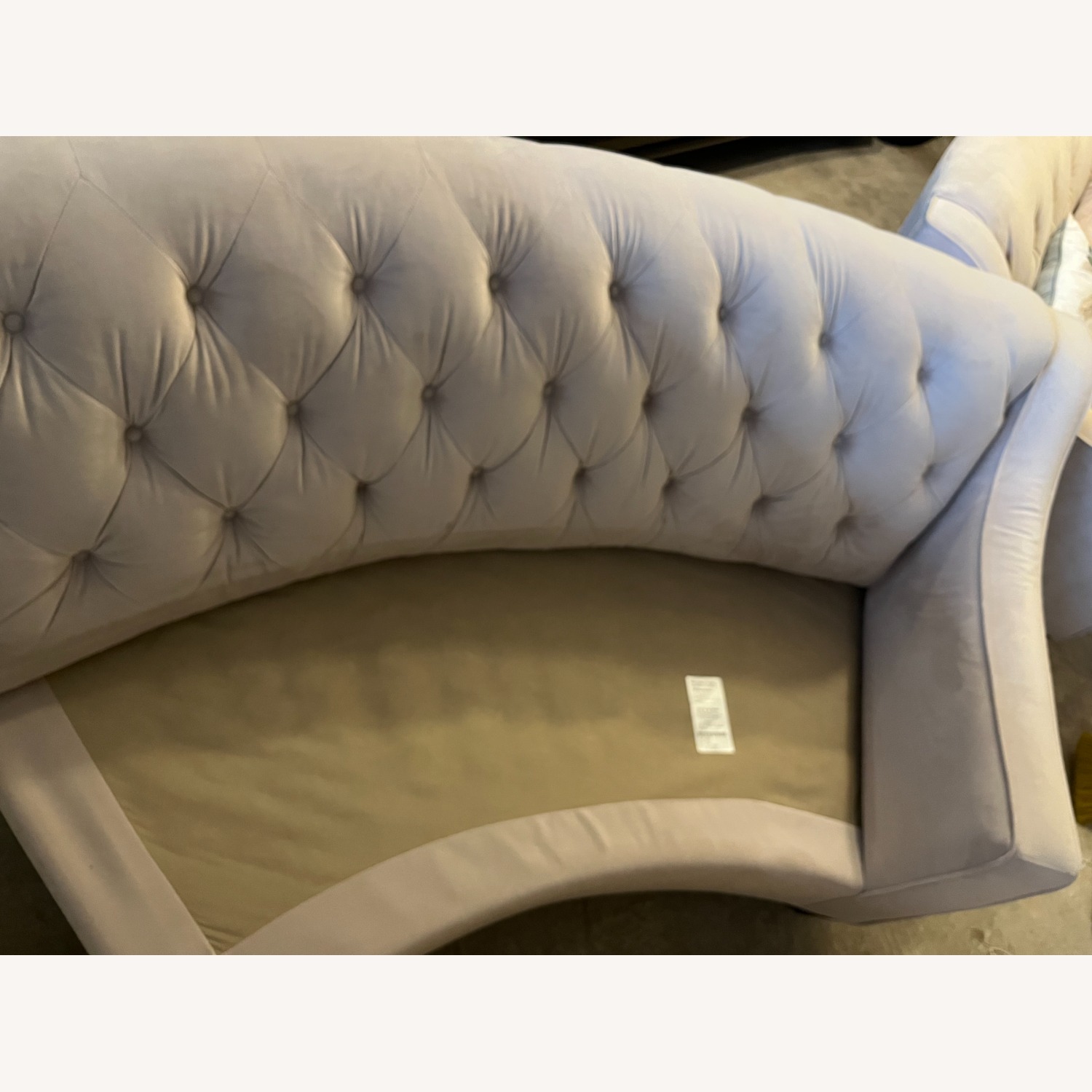 Raymour & Flanigan Ainsley White Fabric 3+ Seater Sofa - image-2