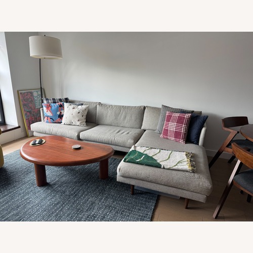 Used Article Burrard Light Gray 2 Piece Sectional for sale on AptDeco