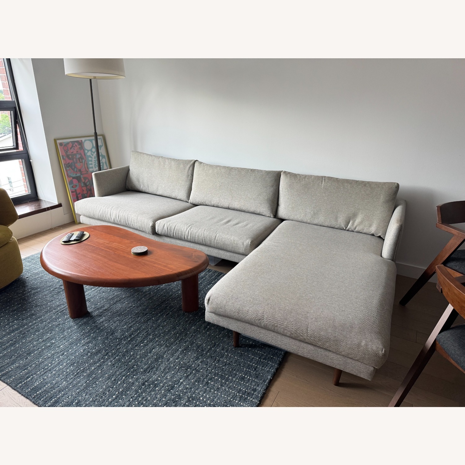 Article Burrard Light Gray 2 Piece Sectional - image-2