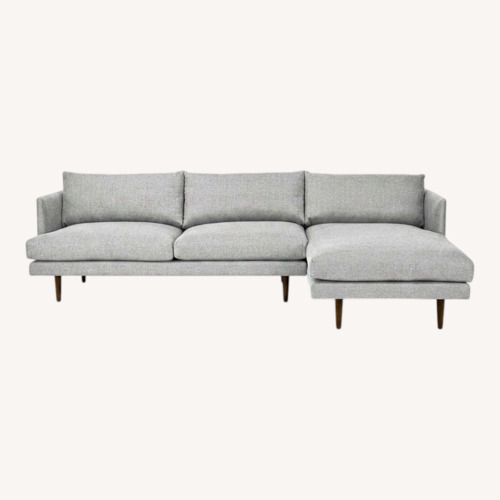 Used Article Burrard Light Gray 2 Piece Sectional for sale on AptDeco