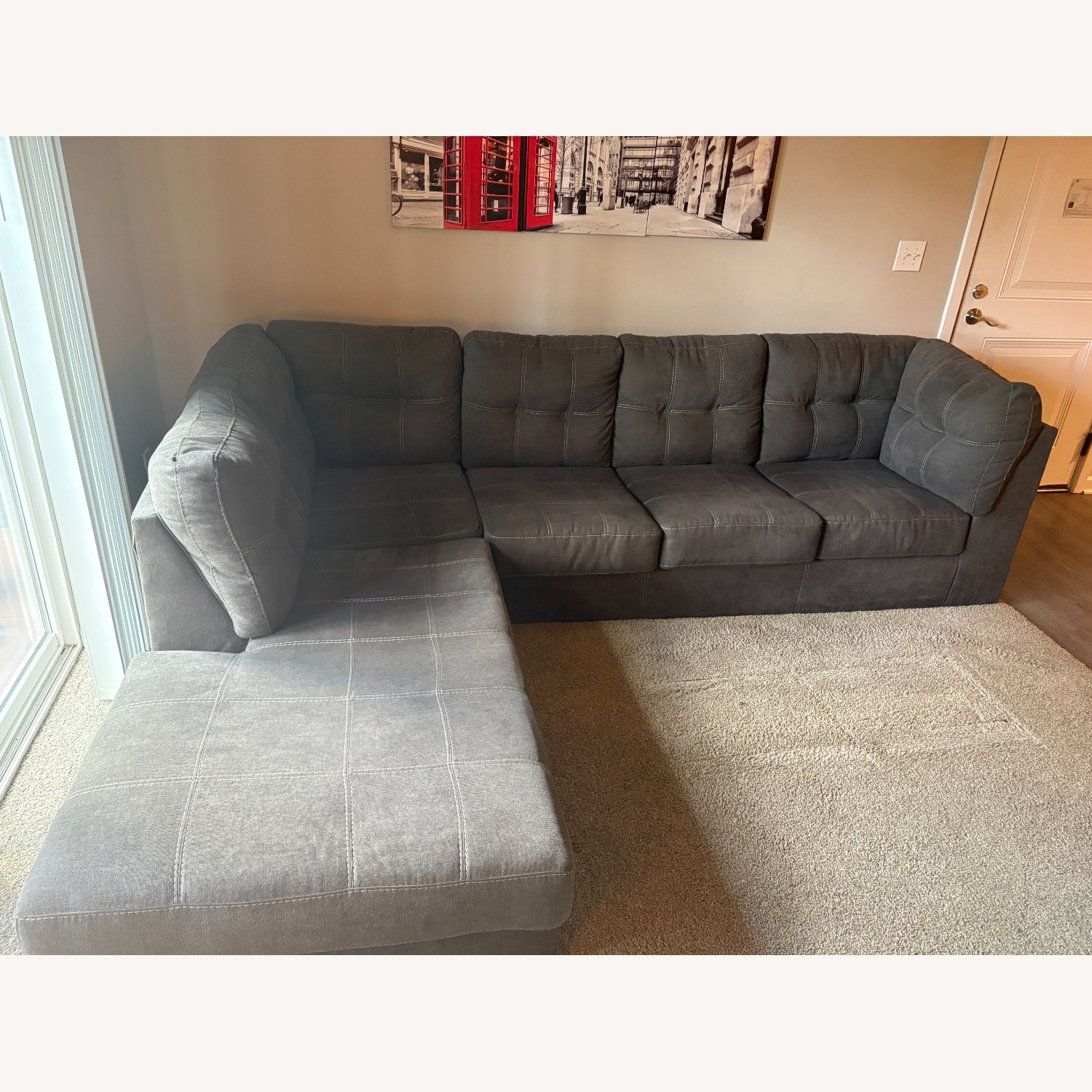 Ashley Furniture Pitkin Gray 2 Piece Sectional - image-6