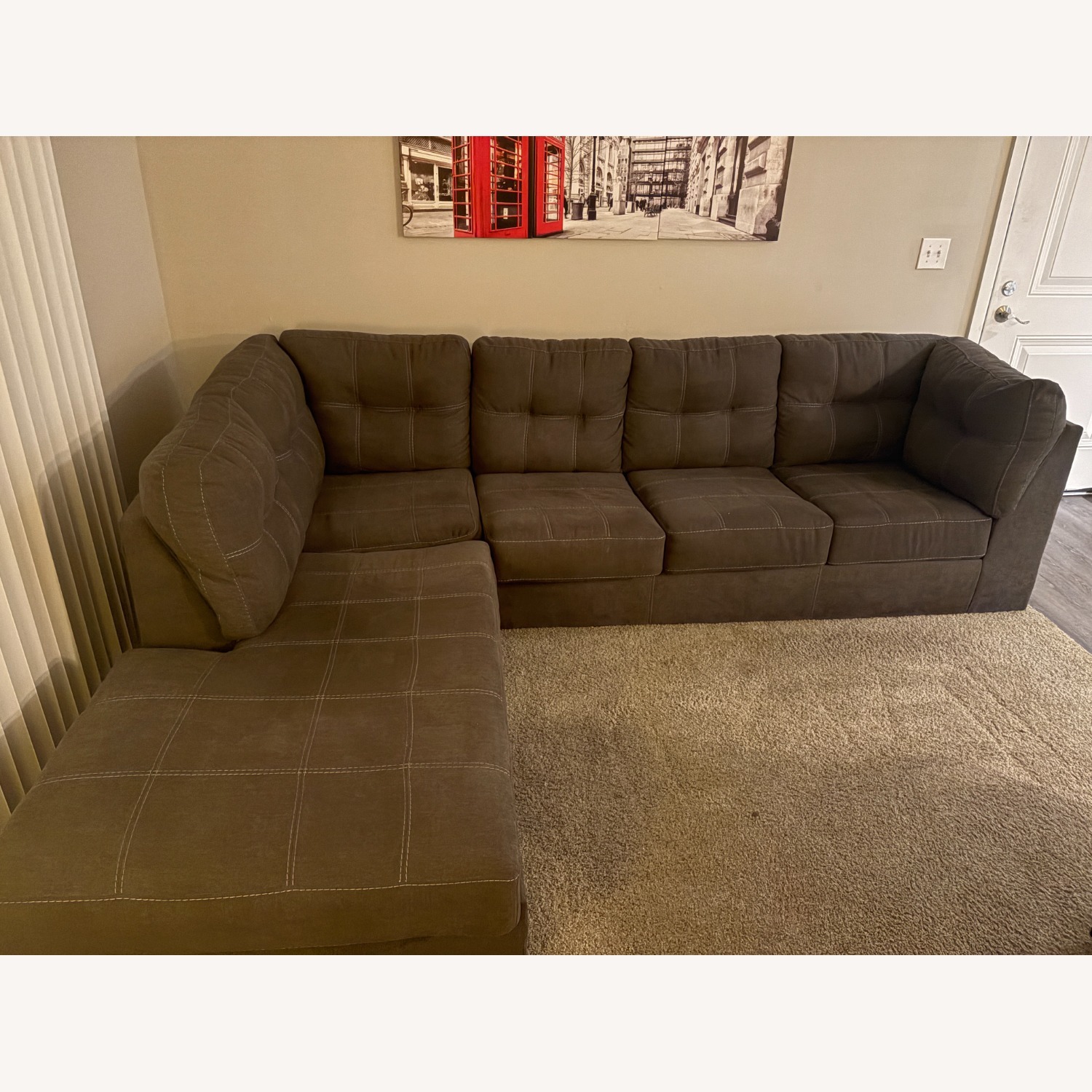 Ashley Furniture Pitkin Gray 2 Piece Sectional - image-4