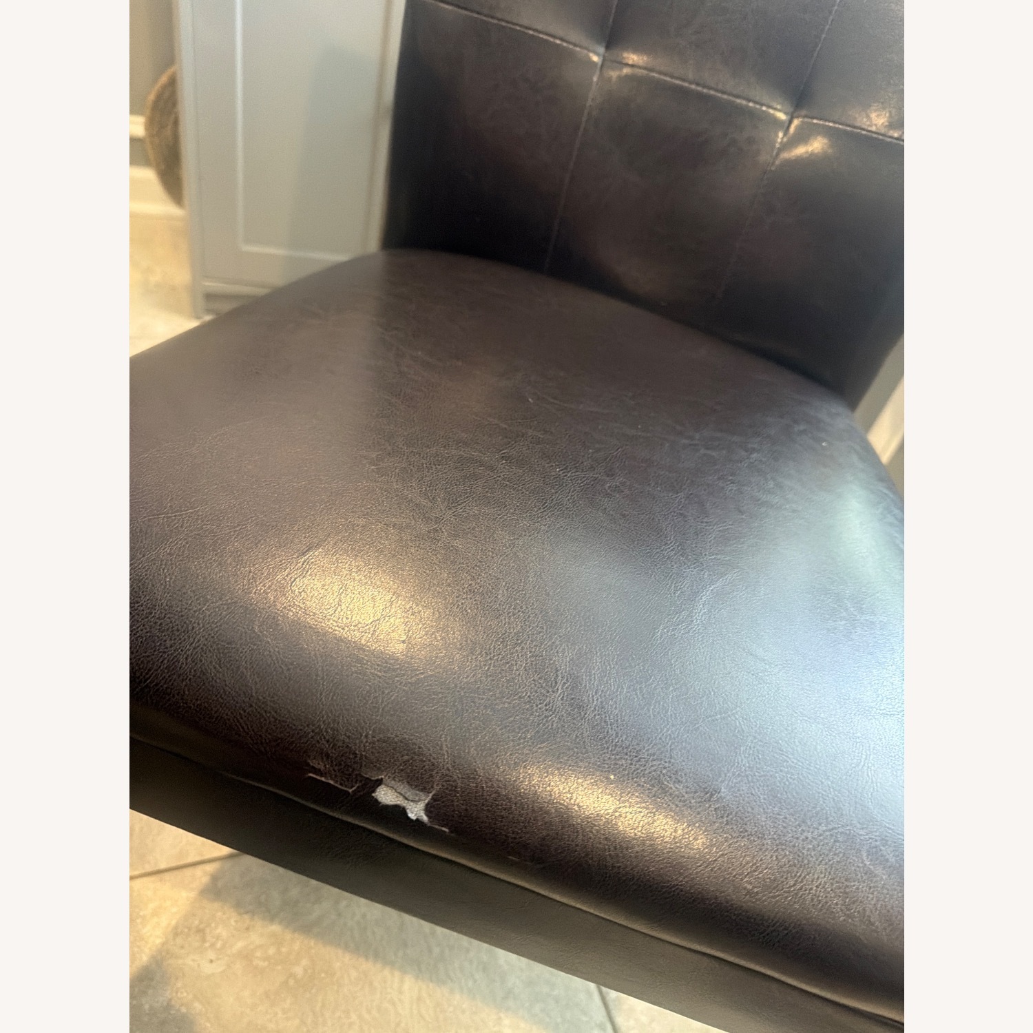 4 Seater Dining Set, Leather Chairs - image-5