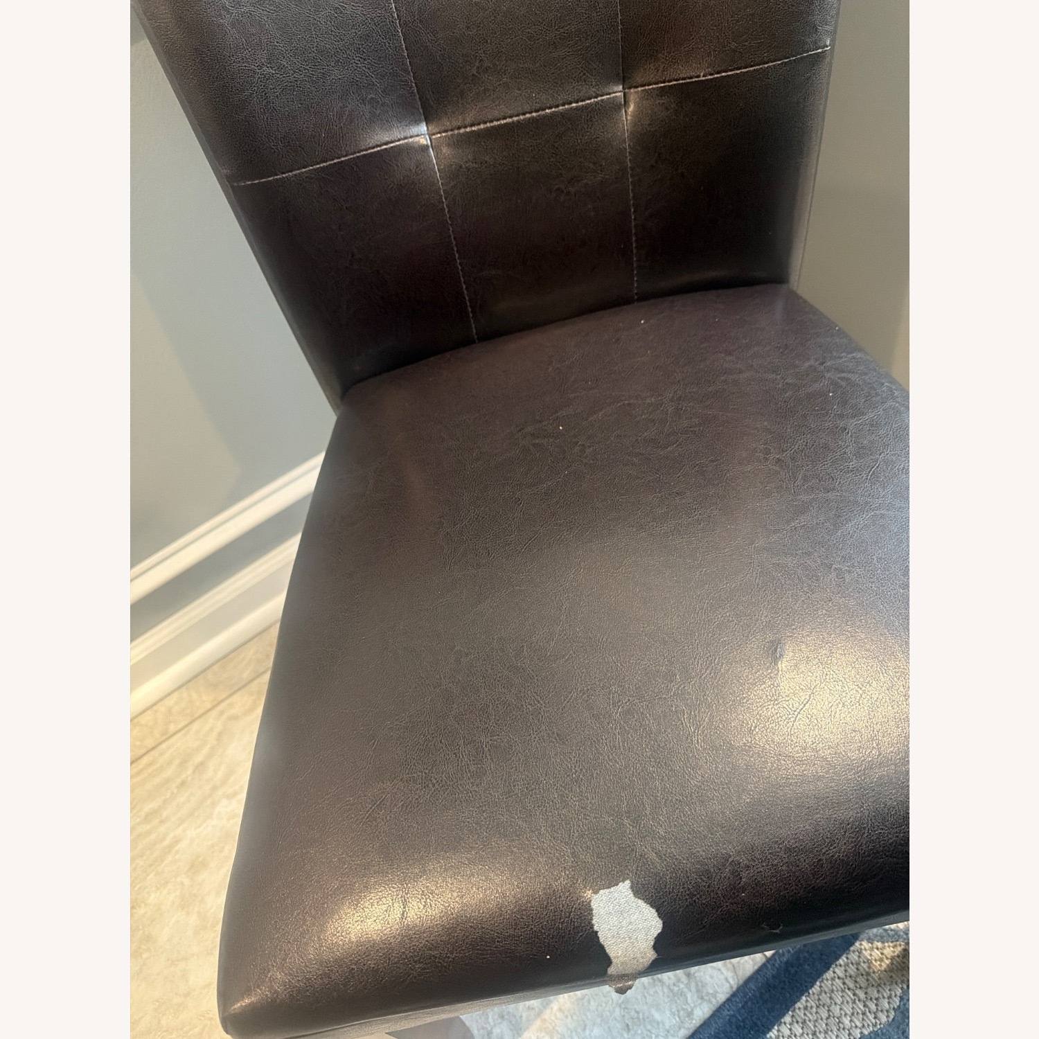 4 Seater Dining Set, Leather Chairs - image-4