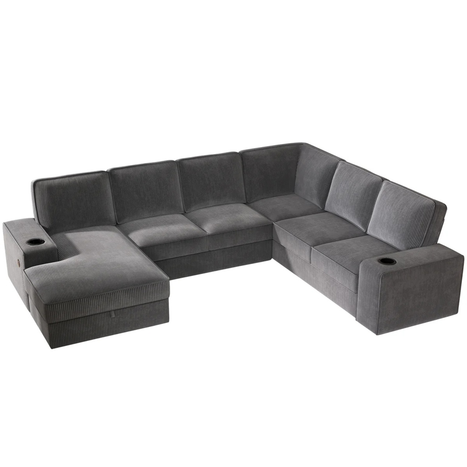 Wayfair Dark Gray 3+ Piece Sectional - image-4