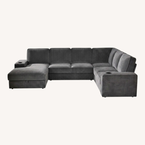 Used Wayfair Dark Gray 3+ Piece Sectional for sale on AptDeco
