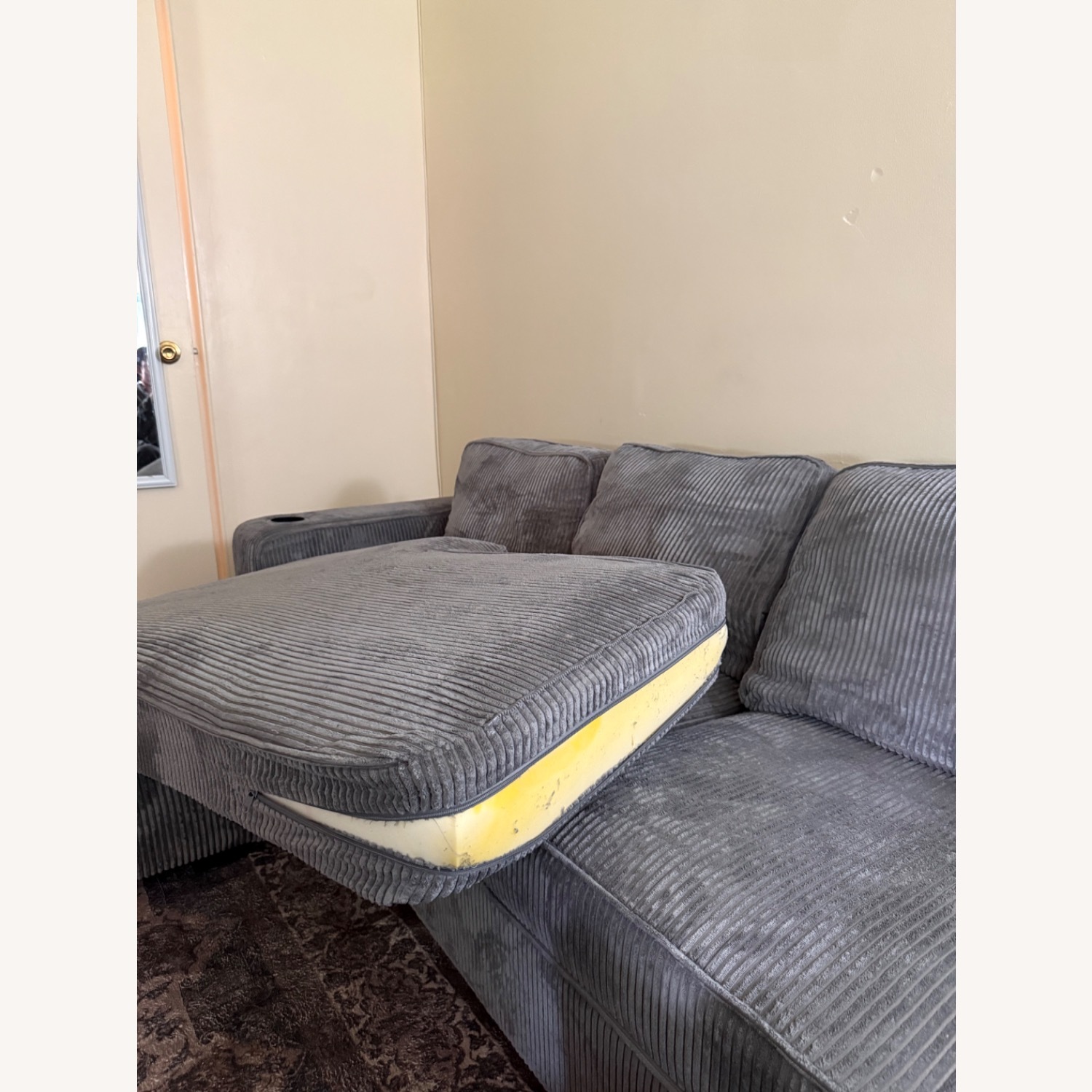 Wayfair Dark Gray 3+ Piece Sectional - image-3