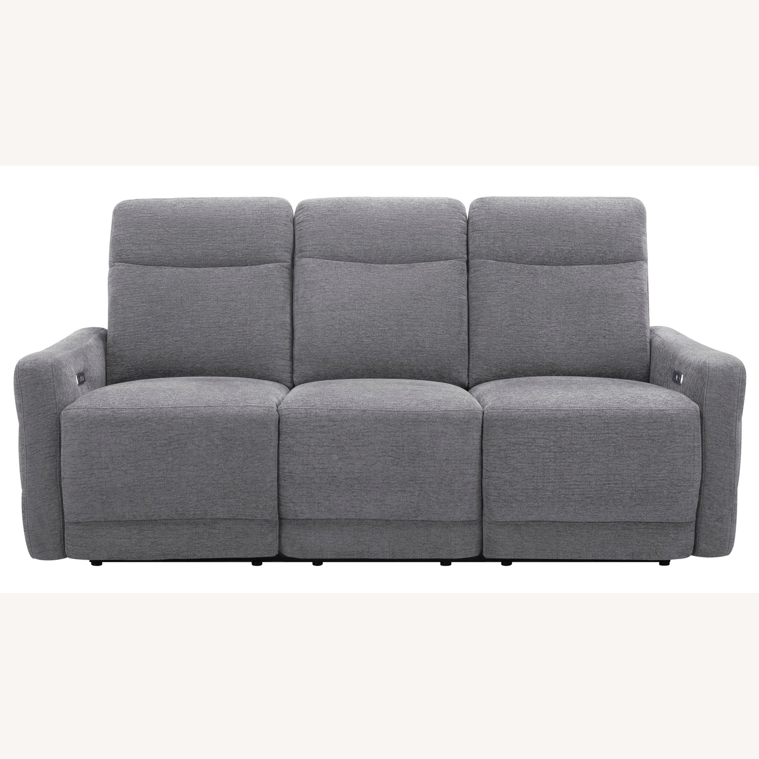 Raymour & Flanigan Yardley Chenille Power Sofa - image-4