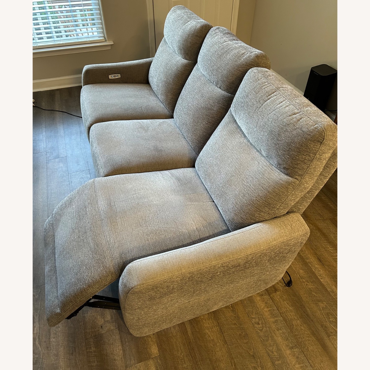 Raymour & Flanigan Yardley Chenille Power Sofa - image-3