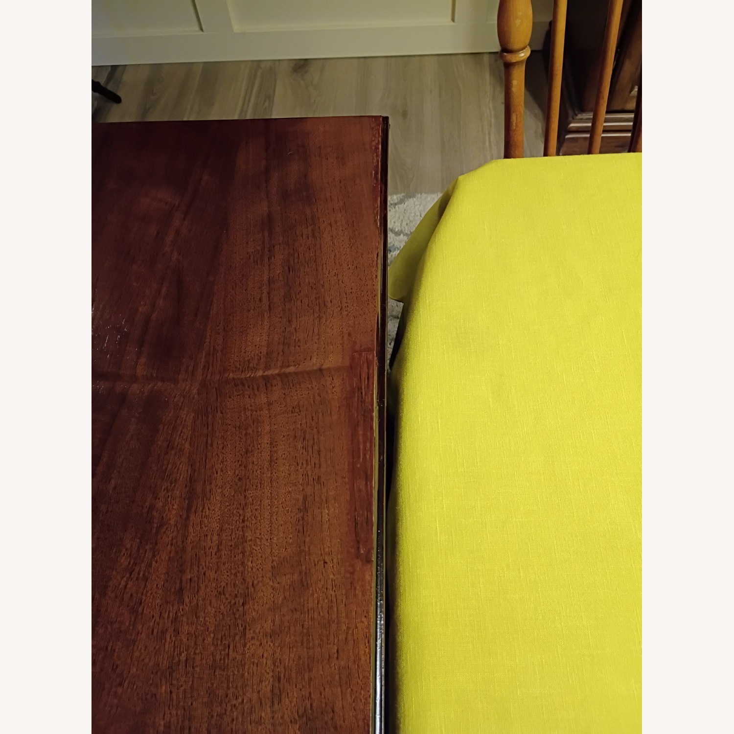 Vintage/Antique Finds Dark Brown Wood Desk - image-3