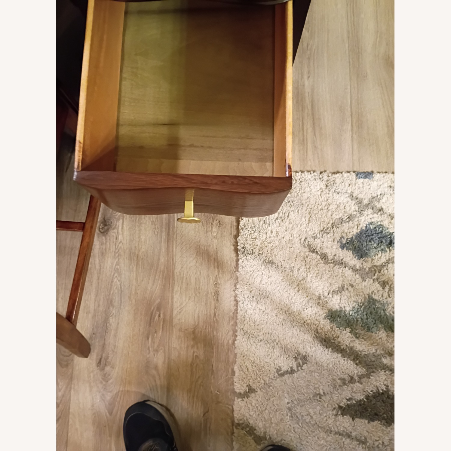 Vintage/Antique Finds Dark Brown Wood Desk - image-21