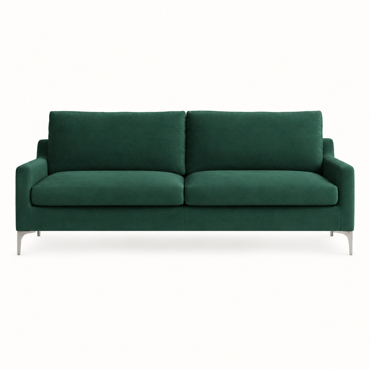 AllModern Green Velvet 3+ Seater Sofa - image-4