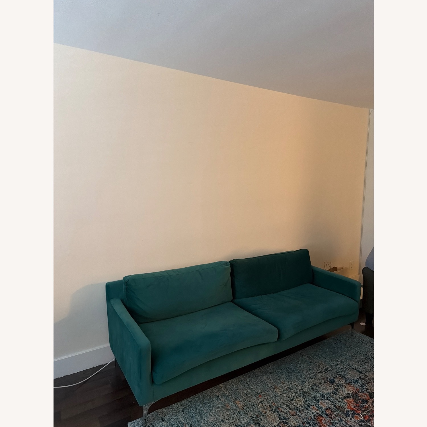 AllModern Green Velvet 3+ Seater Sofa - image-2