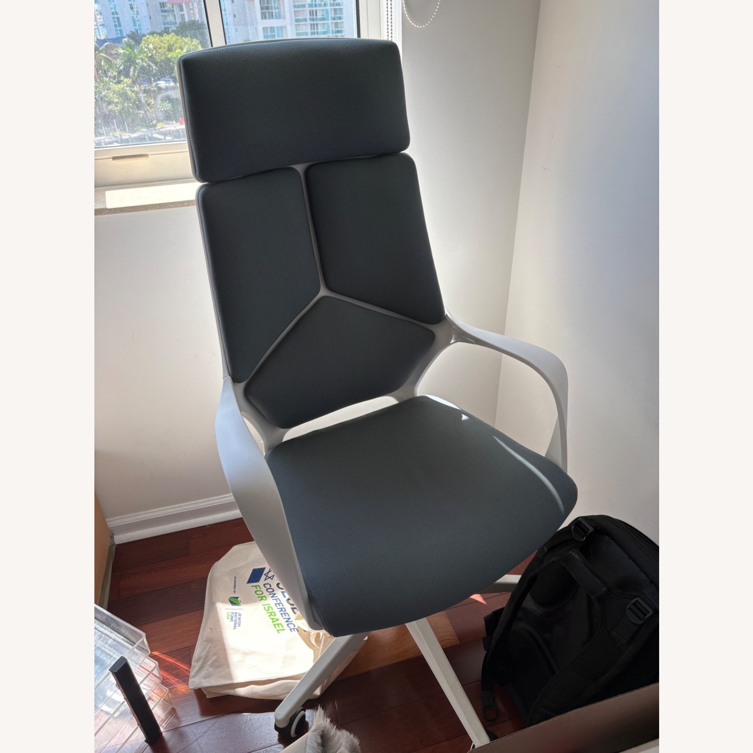White Office Chair - image-1