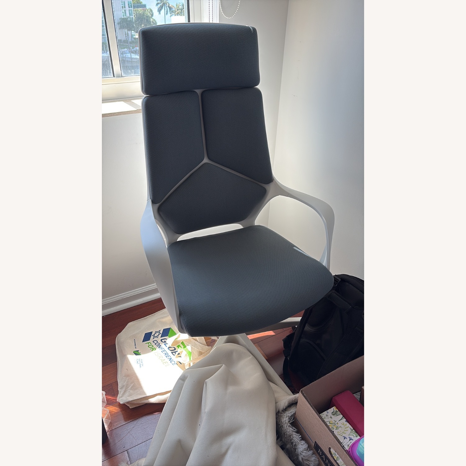 White Office Chair - image-3