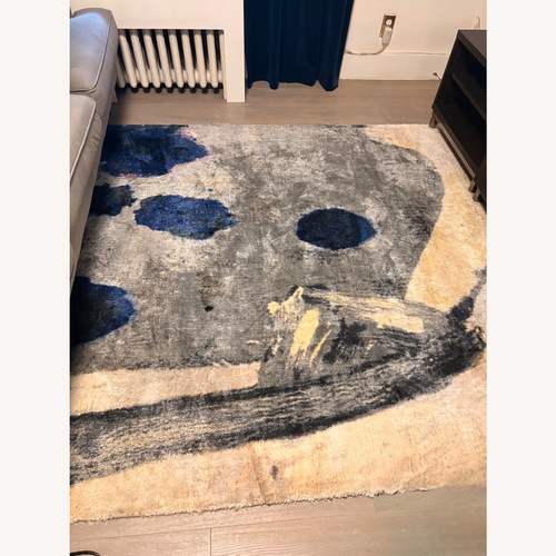 Used West Elm Zoe Bios Islands Wool Area Rug 6' x 9' for sale on AptDeco