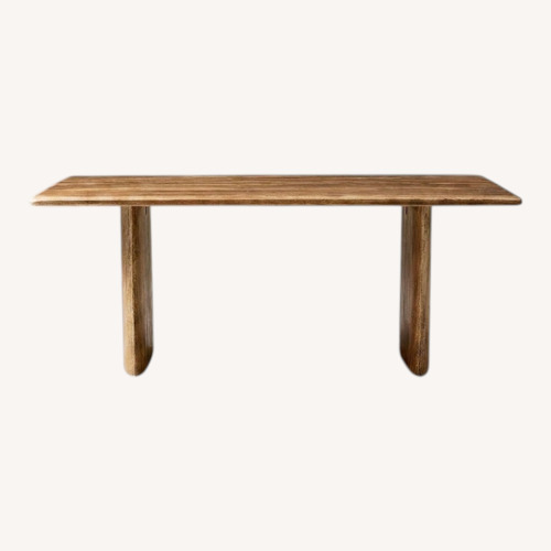 Used West Elm Anton Dark Brown Wood Coffee Table for sale on AptDeco