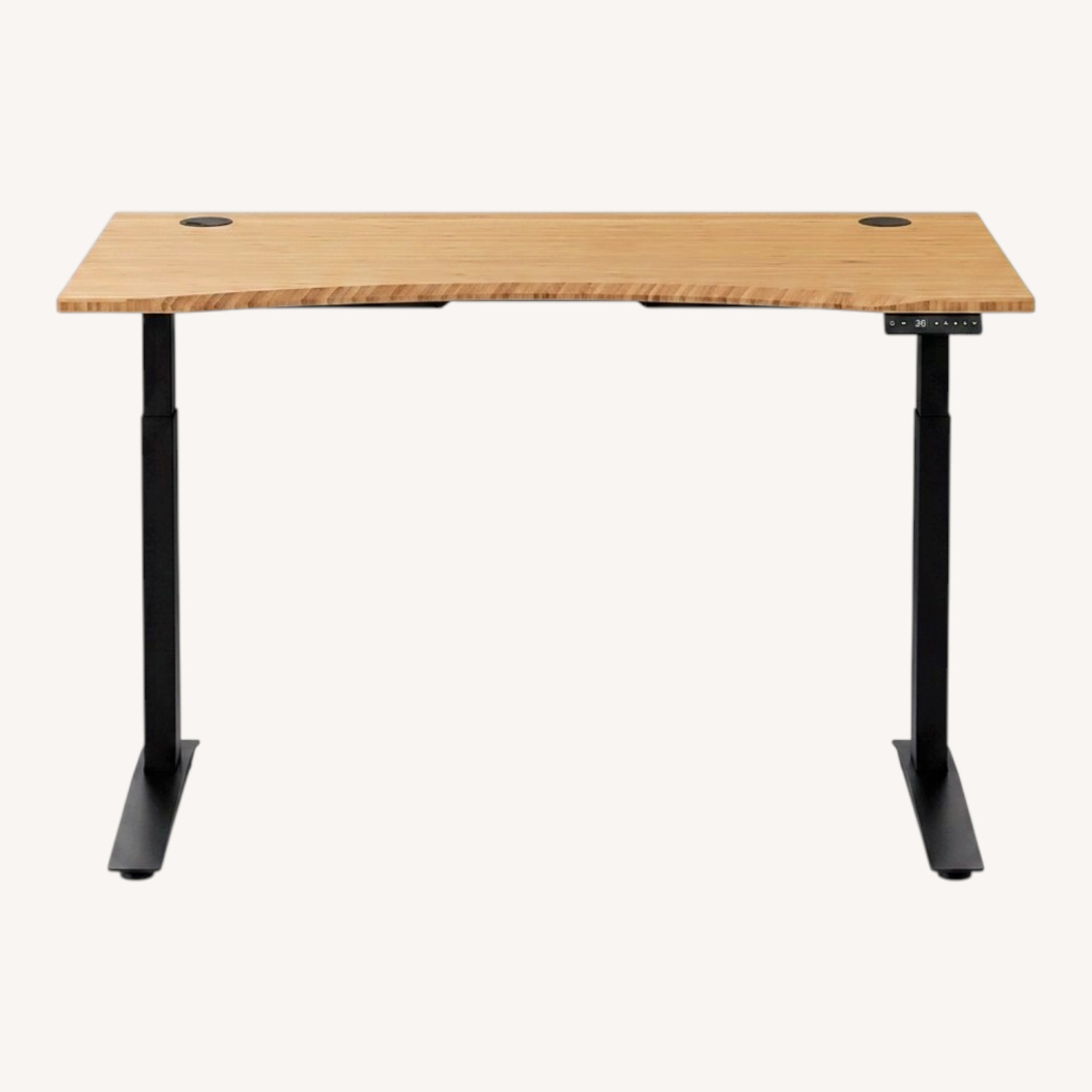 Herman Miller Natural Jarvis Bamboo Standing Desk - image-0