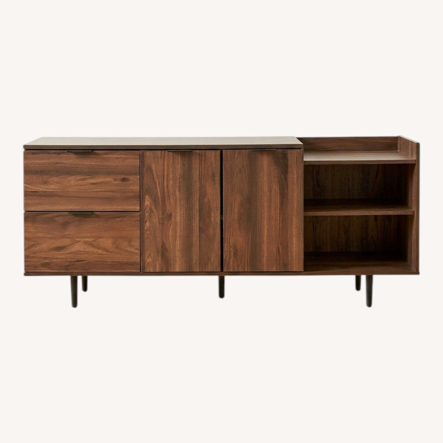 Saracina Home Dark Brown Media Storage - image-0