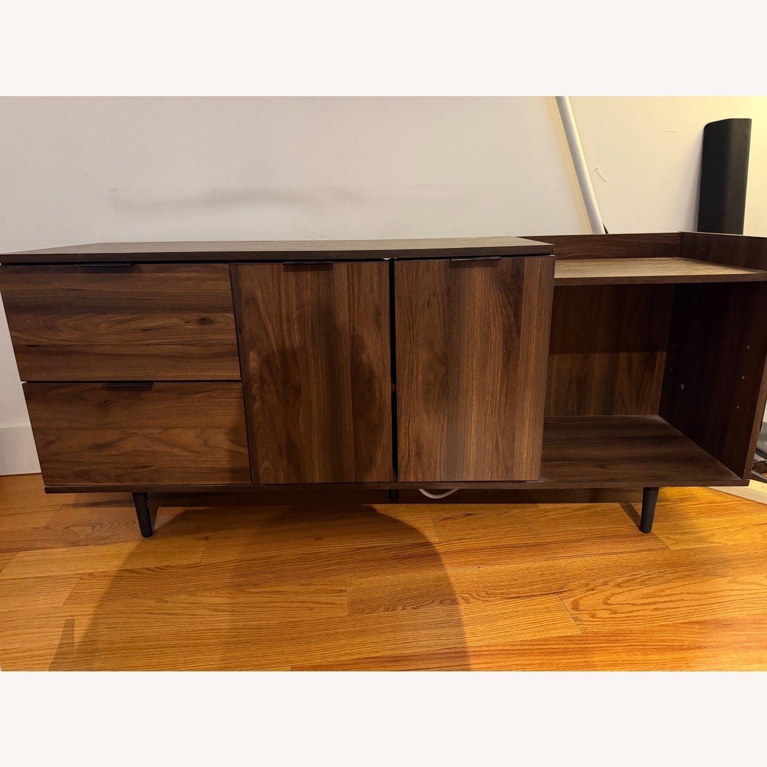 Saracina Home Dark Brown Media Storage - image-2