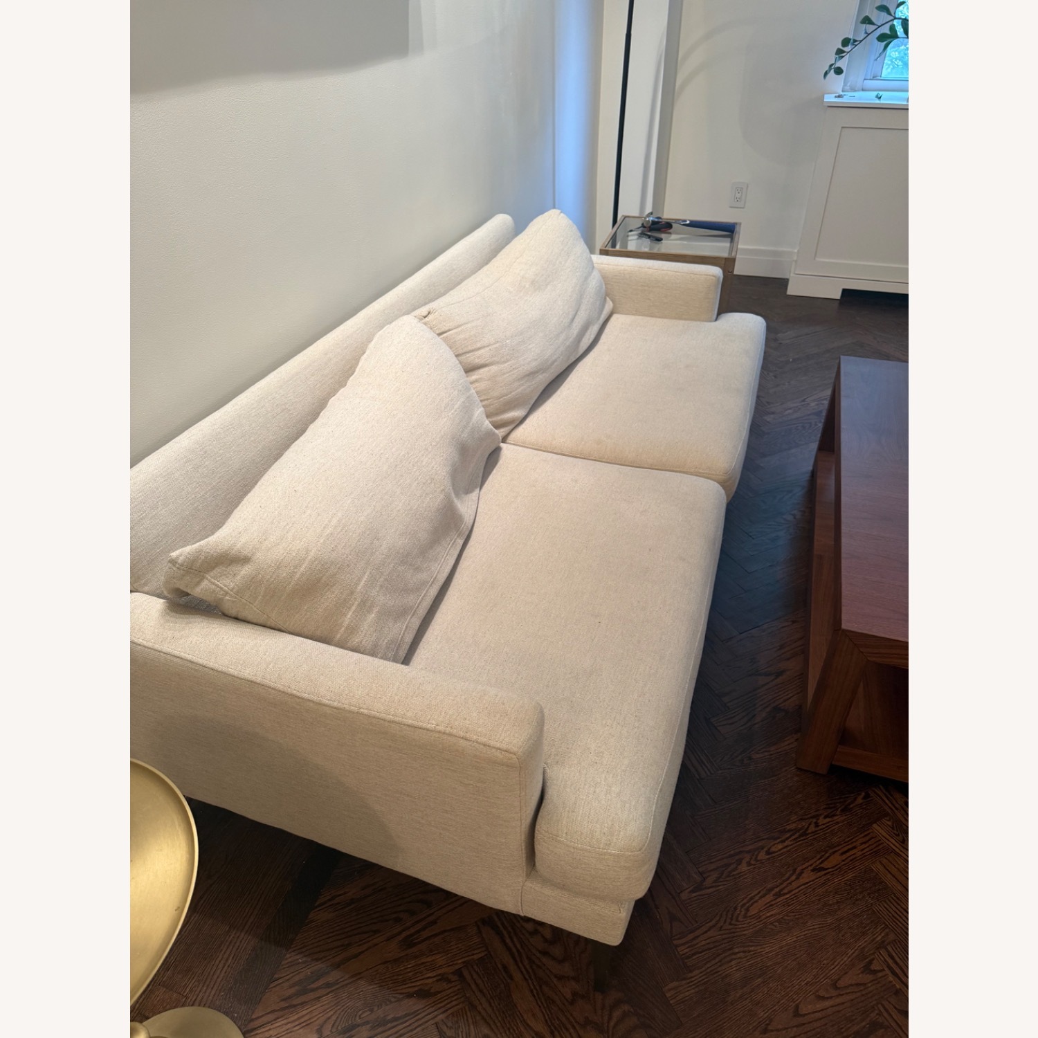 West Elm Andes Natural 2 Seater Sofa - image-2