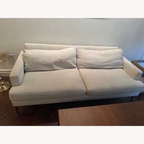 Used West Elm Andes Natural 2 Seater Sofa for sale on AptDeco